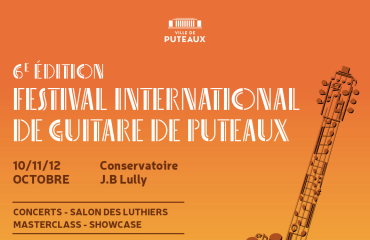 Programme du Festival Guitare de Puteaux 2025
