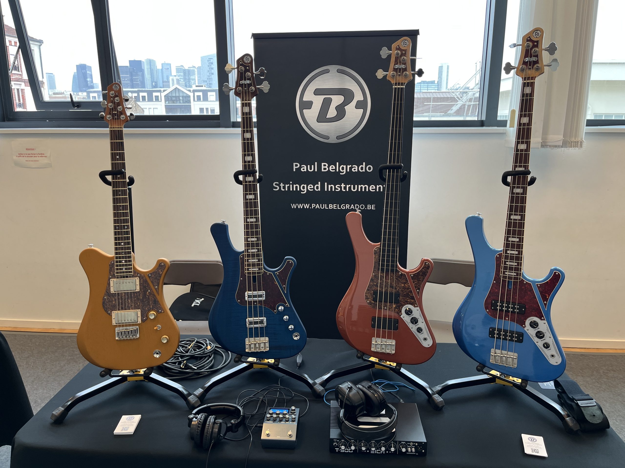 Puteaux 2025 jour 1 8367 Paul Belgrado, Interview du Luthier Belge
